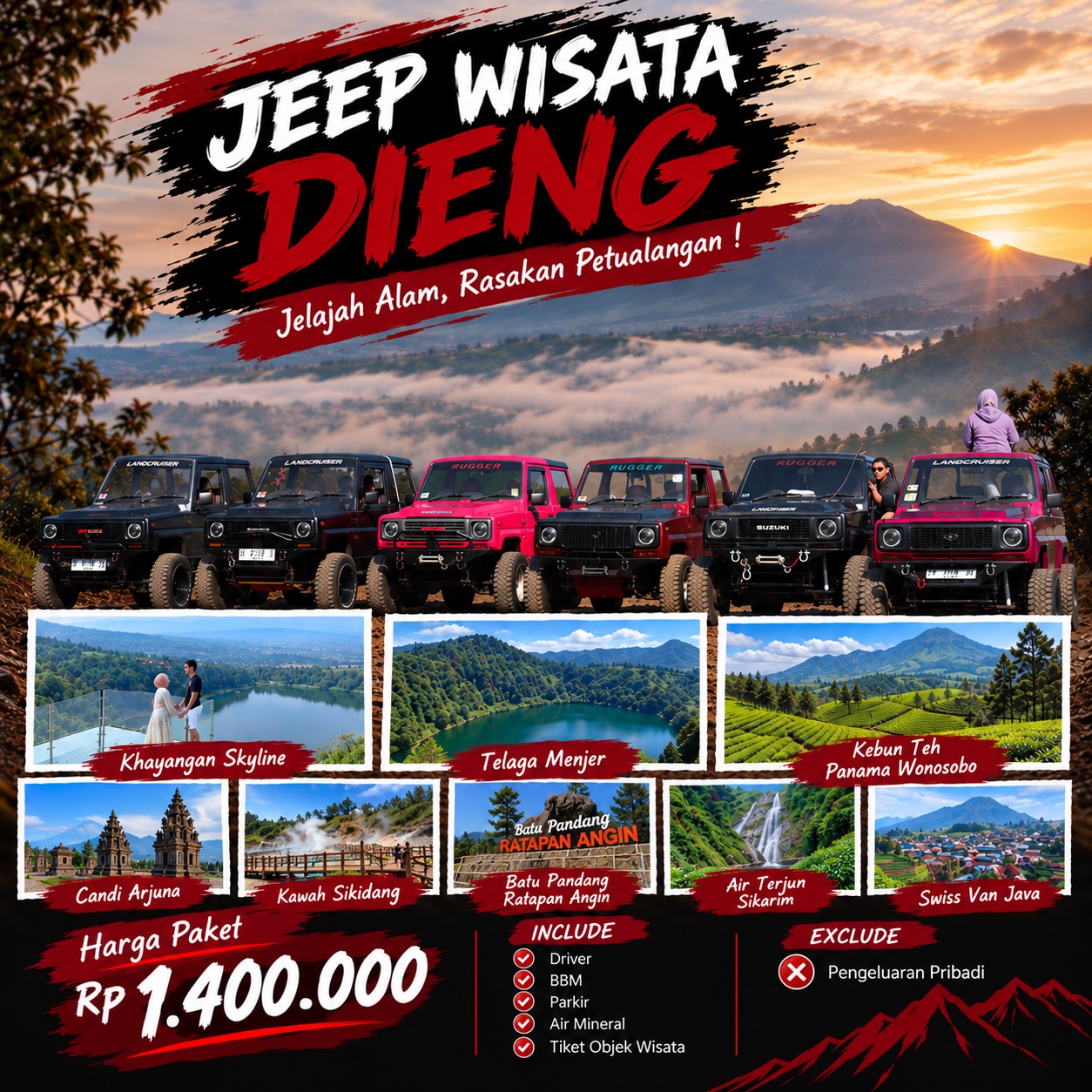 paket jeep Full Day